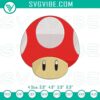 Super Mario mushroom embroidery file with gaming embroidery pattern, perfect for gamers, DIY projects.