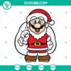 Christmas, Movies, SVG Files, Super Mario Happy Holidays SVG Images, Super 13