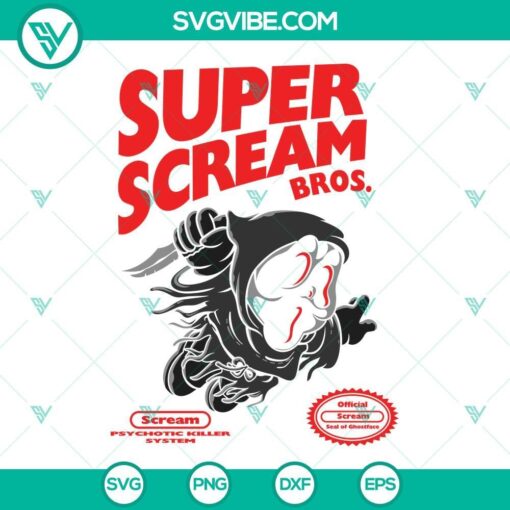 super mario scream svg ghostface svg ghostface movies svg png dxf eps 8 mockup