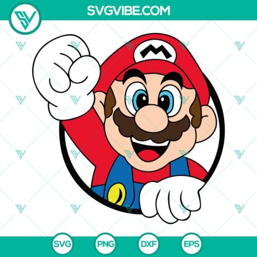 super mario svg super mario bros 2023 svg png dxf eps cutting files 4 mockup