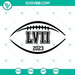 Football, Sports, SVG Files, Superbowl LVII SVG Images, Super Bowl 2023 SVG 2