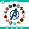 Superhero SVG download with hero logo and characters in SVG file format, perfect for digital projects.
