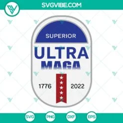 American, SVG Files, ULTRA MAGA American Flag SVG Download, Ultra Maga SVG 3