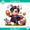Superman chibi Easter Bunny and kawaii character PNG files for download.