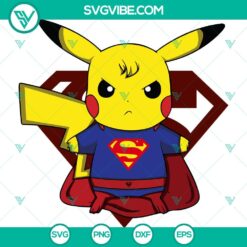 Anime, SVG Files, Cute Pikachu Smile SVG File, Pokemon SVG Download PNG DXF EPS 3