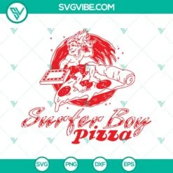 Movies, SVG Files, Surfer Boy Pizza SVG Download, Stranger Things 4 SVG 2