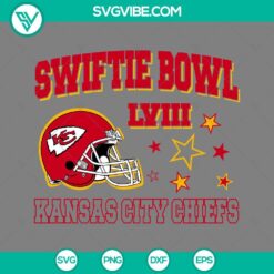 Football, Sports, SVG Files, Swiftie Bowl LVIII SVG Files, Kansas City Chiefs 2