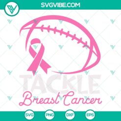 Cancer, SVG Files, Tackle Breast Cancer SVG Images, Footfall Breast Cancer SVG 3