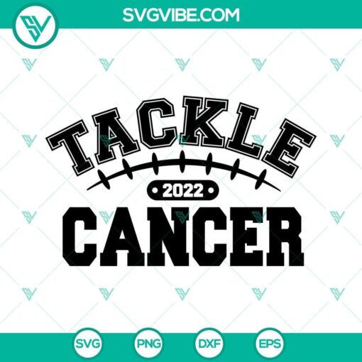 tackle cancer 2022 svg breast cancer football svg breast cancer awareness svg football cancer svg 7 mockup