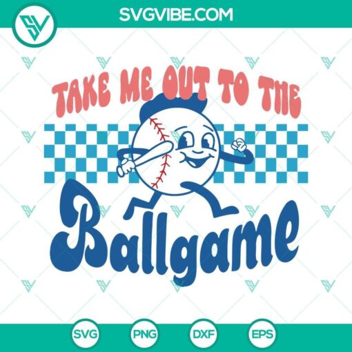 take me out to the ballgame svg baseball svg baseball mom svg 2 mockup