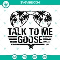 Movies, SVG Files, Talk To Me Goose SVG Download, Top Gun Aviators Sunglasses 2