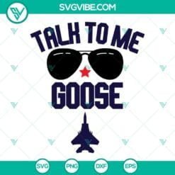 Movies, SVG Files, Talk to Me Goose SVG Image, Top Gun Maverick SVG Files, 8