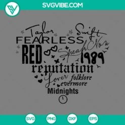 Musics, SVG Files, Taylor Swift SVG Images Bundle, Reputation SVG Images, The 6