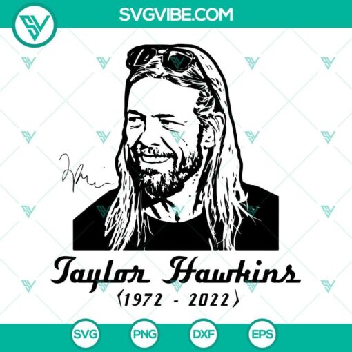 taylor hawkins rip svg foo fighters svg taylor hawkins taylor hawkins svg 1 mockup