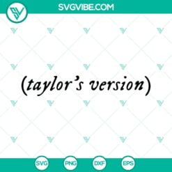 Musics, SVG Files, Taylor’s Version SVG File, Fearless SVG Images, Taylor 2