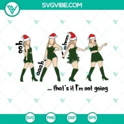 Christmas, Musics, SVG Files, In My Christmas Holly Jolly Era SVG File, Xmas 3