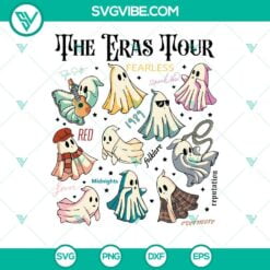 Musics, SVG Files, Taylor Swift The Eras Tour Ghost Halloween SVG Files, Taylor 19