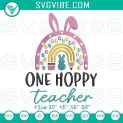 Easter Embroidery Designs, Embroidery Designs, Teacher Happy Easter Rainbow 10