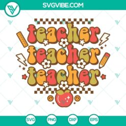 School, SVG Files, Teacher, Teacher SVG Images, Teacher Vibes SVG Image, 2