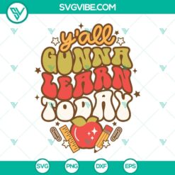 School, SVG Files, Teacher, Teacher SVG Images, Teacher Vibes SVG Image, 3