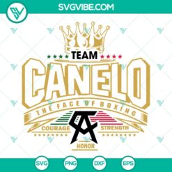 Mexico, SVG Files, Team Canelo SVG Download PNG DXF EPS Cut Files For Cricut 3