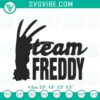 Team Freddy machine embroidery designs featuring Freddy Krueger for Halloween, available as a machine file.