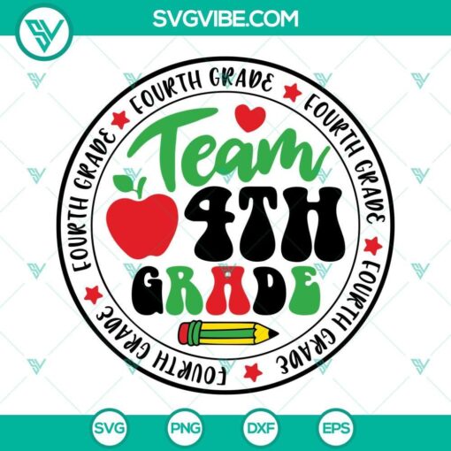 team grade svg bundle back to school svg team 2nd grade svg 3rd 4th 5th first day of school svg 10 mockup