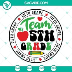 team grade svg bundle back to school svg team 2nd grade svg 3rd 4th 5th first day of school svg 9 mockup