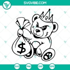 SVG Files, Trending, Money King SVG Images, US Dollar Sign SVG Files, Money Bag 3