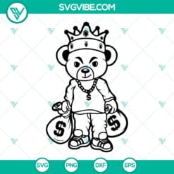 SVG Files, Trending, Money King SVG Images, US Dollar Sign SVG Files, Money Bag 4