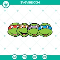 Movies, SVG Files, Teenage Mutant Ninja Turtles Face SVG Images, Leonardo SVG 2