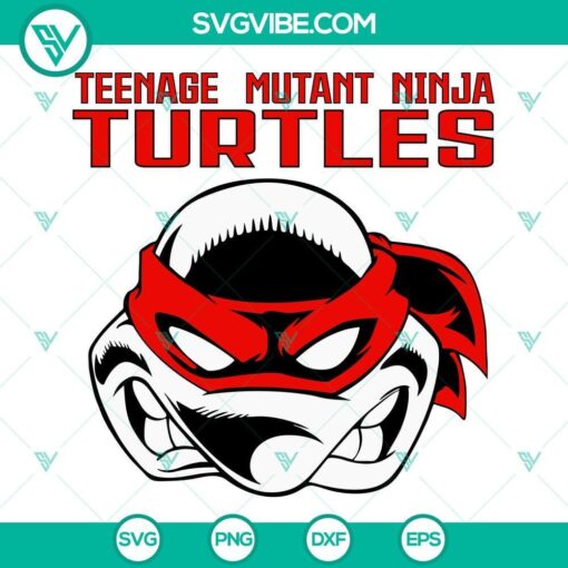 teenage mutant ninja turtles svg raphael tmnt svg png dxf eps files 2 mockup