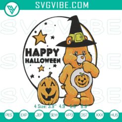 Embroidery Designs, Halloween Embroidery Designs, Tenderheart Bear Care Bears 8