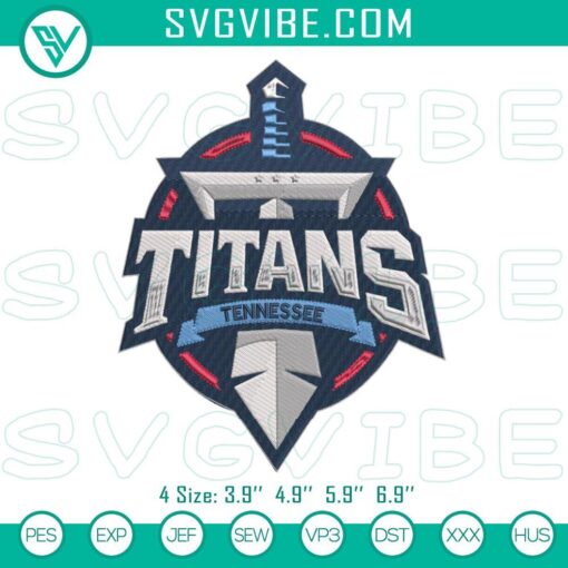 tennessee titans logo embroidery files tennessee titans football embroidery design files mockup