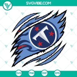 Football, Sports, SVG Files, Tennessee Titans Ripped Claw SVG File, Tennessee 19