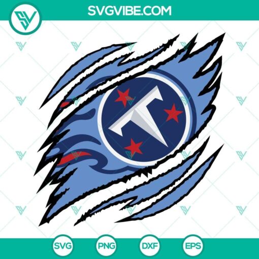 tennessee titans ripped claw svg tennessee titans svg titans svg png dxf eps cut files for cricut silhouette 7 mockup