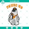 Tennessee Vols football ghost SVG design for Tennessee Volunteers fans. Great for crafting projects.