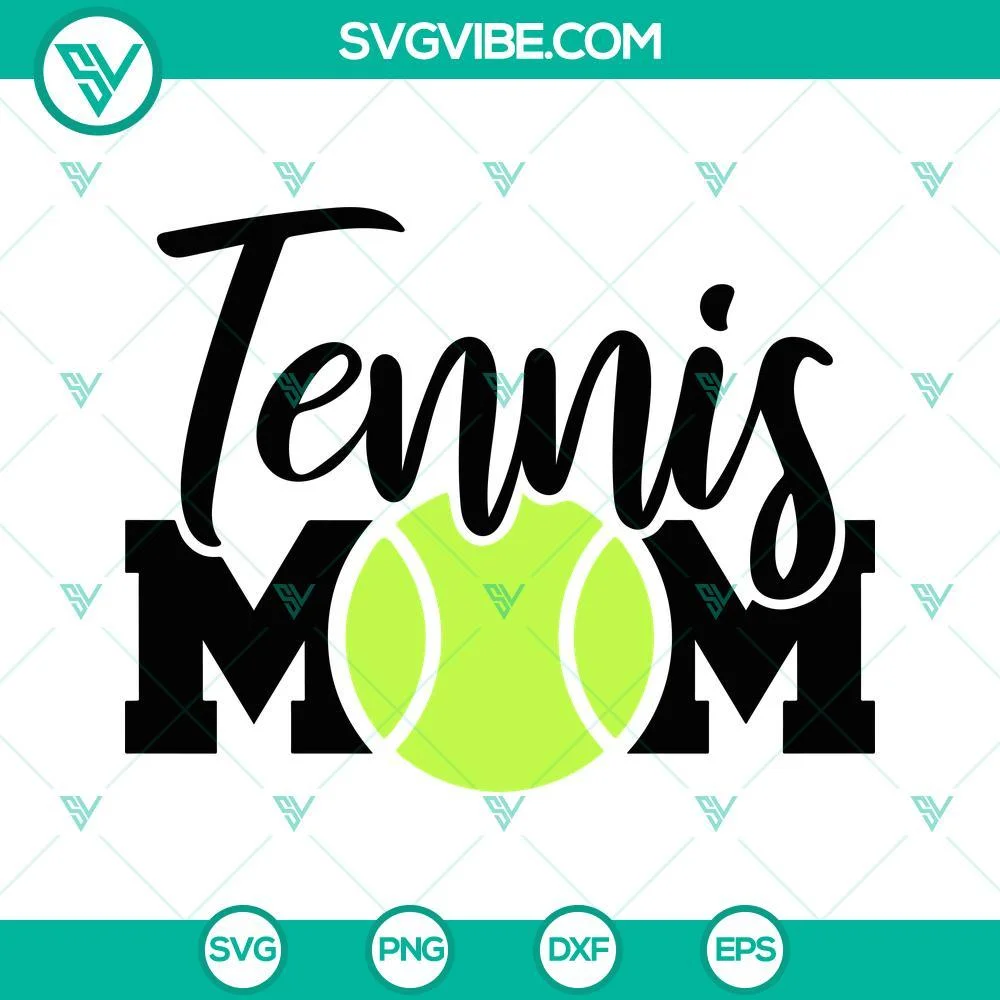 Mothers Day, SVG Files, Tennis Mom SVG Download, Tennis Mama SVG Files, Game 1