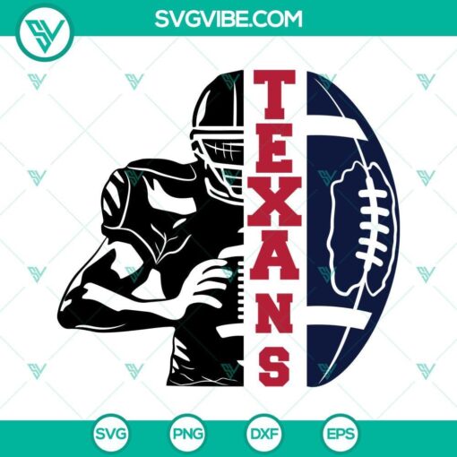 texans football half player svg texans team svg half football half player svg football season svg 8 mockup