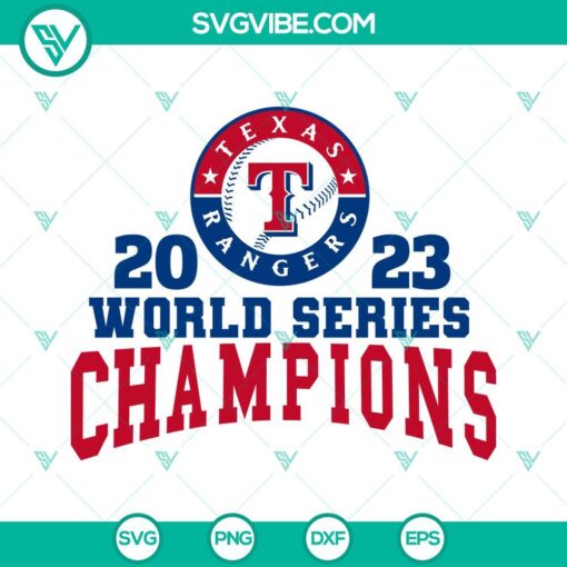 texas ranger 2023 world series champions svg texas ranger baseball svg cut files mockup