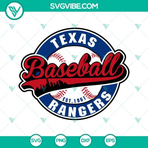 texas rangers baseball svg texas rangers svg png files mockup