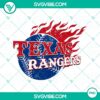 Texas Rangers Flame World Series Champions ALCS 2023 design in PNG file format.