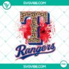Texas Rangers leopard logo and world series champions 2023 design in a PNG file.