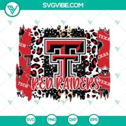 Texas Tech Red Raiders SVG Images PNG DXF EPS Cut Files For Cricut