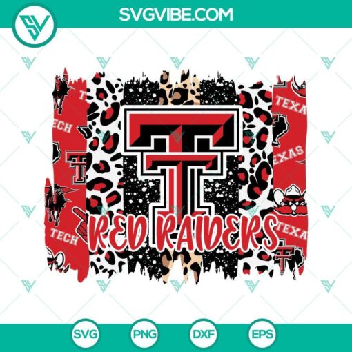 texas tech red raiders svg png dxf eps cut files for cricut silhouette 7 mockup