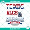 Texas World Series Champions ALCS 2023 PNG image file designs featuring bold, eye-catching championship-themed graphics and text.