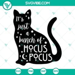 Halloween, Movies, SVG Files, Thackery Binx Black Cat Hocus Pocus SVG Image, 2