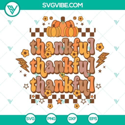 thankful thankful thankful svg thanksgiving svg png dxf eps cut files 1 mockup