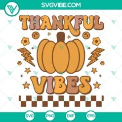 SVG Files, Thanks Giving, Thankful Blessed And Kind Of A Mess SVG Images PNG 3