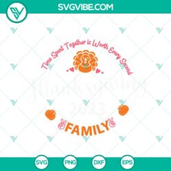 SVG Files, Thanks Giving, Thanksgiving 2023 Family SVG Files EPS PNG DXF Cut 10